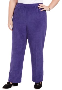 alfred dunner corduroy pull on pants