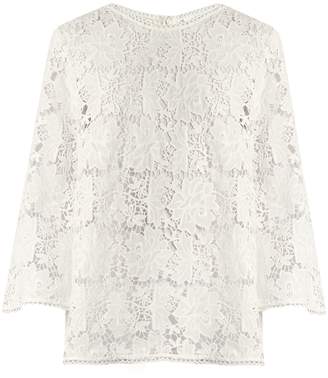 Zimmermann Aerial guipure-lace top