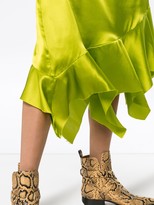 Thumbnail for your product : Marques Almeida Asymmetric Hem Silk Dress