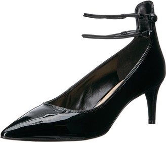 black patent leather pumps nine west