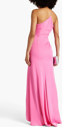 Maria Lucia Hohan One-shoulder silk-crepe gown