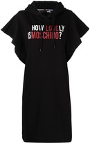 Thumbnail for your product : Love Moschino Ruffled Hoodie Dress