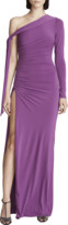 Thumbnail for your product : Halston Kamilah Ruched One-Shoulder Jersey Gown