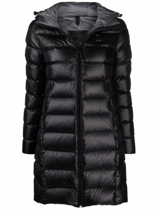 Blauer Hooded Zip-Up Quilted Jacket