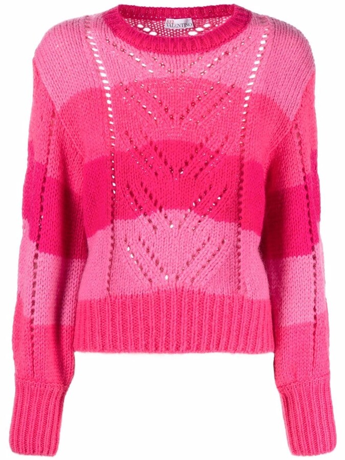 Valentino Pink Women's Sweaters | Shop the world's largest 