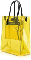 Thumbnail for your product : N°21 Transparent Yellow PVC Small Tote Bag w/Canvas Strap