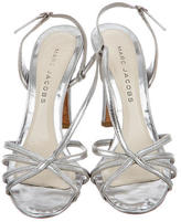 Thumbnail for your product : Marc Jacobs Metallic Slingback Sandals