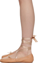 Thumbnail for your product : Repetto Tan Sophia Ballerina Flats