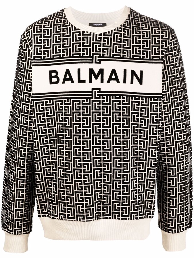 Balmain Men's Sweatshirts & Hoodies on Sale | Shop the world's largest  collection of fashion | ShopStyle