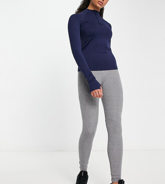 ASOS 4505 Tall icon run tie waist leggings with pocket in sheen