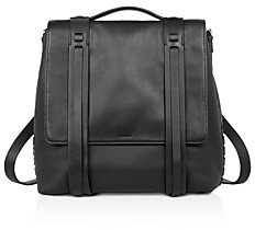 fin leather backpack allsaints