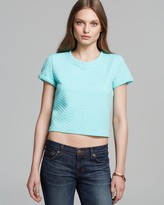 Thumbnail for your product : Aqua Top - Quilted Crop