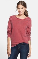 Thumbnail for your product : Lucky Brand Lace Inset Cotton Pullover