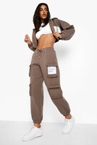 Thumbnail for your product : boohoo Utility Cropped Tracksuit