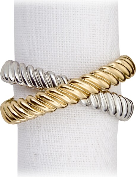 L'OBJET Deco Twist Napkin Jewels, Set of 4