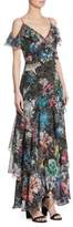 Thumbnail for your product : Peter Pilotto Silk Floral-Print Gown