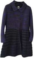 Thumbnail for your product : M Missoni Blue Wool Coat