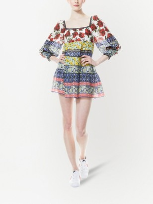Alice + Olivia Rowen floral-print dress