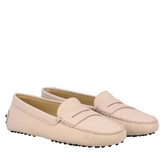 Thumbnail for your product : Tod's New Gommini Loafers In Hammered Leather With Sleeper