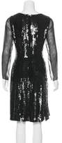 Thumbnail for your product : Oscar de la Renta Sequined Silk Dress