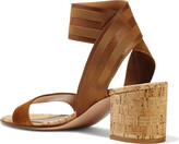 Thumbnail for your product : Gianvito Rossi Hailee 60 Elastic And Suede Sandals