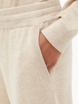 Thumbnail for your product : Jil Sander Ribbed-cuff Cashmere-blend Track Pants - Beige