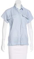 Thumbnail for your product : Jenni Kayne Short Sleeve Button-Up Top