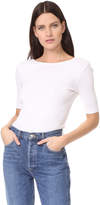 Thumbnail for your product : Three Dots Short Sleeve Boat Neck with V Back