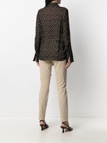 Thumbnail for your product : Luisa Cerano Knot-Detail Dotted Shirt