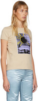 Thumbnail for your product : Marc Jacobs Beige Graphic Cap Sleeve T-Shirt