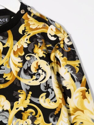 Versace Children Baroccoflage-print sweatshirt