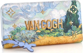 Louis Vuitton Zippy Wallet Limited Edition Jeff Koons Van Gogh Print Canvas  - ShopStyle
