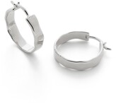 Thumbnail for your product : Monica Vinader Siren Muse Wave Small Hoop Earrings