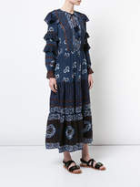 Thumbnail for your product : Sea tie dye style floral print maxi dress
