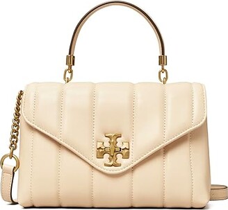 Tory Burch Kira Small Pebbled Leather Top-Zip Crossbody for Women
