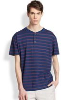 Thumbnail for your product : Marc by Marc Jacobs Harley Striped Henley Tee