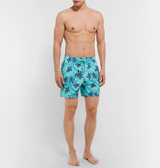 Vilebrequin Moorea Mid-Length Printed Swim Shorts