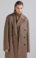 Thumbnail for your product : Joseph Carles Double Breasted Check Wool-Cashmere Coat