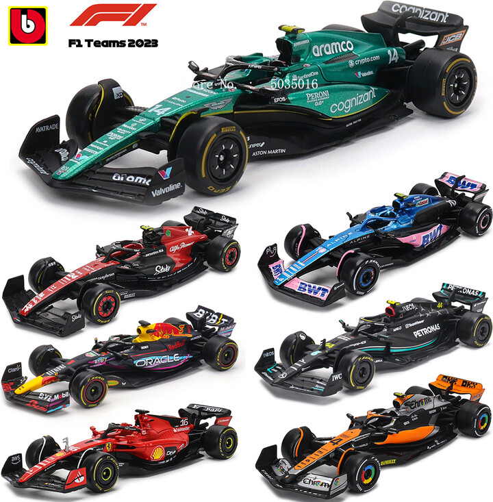 Bburago 1:43 F1 Red Bull Ferrari Mercedes Benz Aston Martin McLaren Alfa Romeo alloy luxury car die cast car model toy series