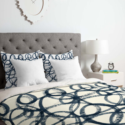 Deny Designs Social Proper Swirls Duvet Cover Set