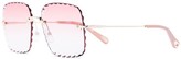 Thumbnail for your product : Chloé Sunglasses Rosie square-frame sunglasses
