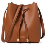 Thumbnail for your product : Lauren Ralph Lauren Mini Leather Drawstring Bucket Bag