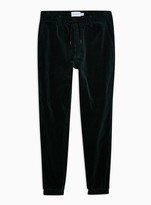 Thumbnail for your product : Topman Teal Corduroy Cuffed Joggers