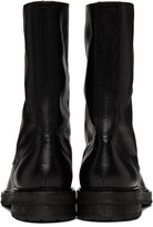 Thumbnail for your product : Ann Demeulemeester Black Front Zip Boots