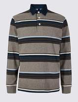 Thumbnail for your product : Marks and Spencer Slim Fit Pure Cotton Striped Rugby Top