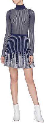 PH5 'Ivy' stripe knit flared skirt