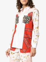 Thumbnail for your product : Ganni Sweeny patchwork print shirt