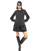 Thumbnail for your product : Marni Embroidered Wool And Beaver Fur Coat