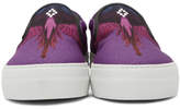 Thumbnail for your product : Marcelo Burlon County of Milan Purple Wings Sneakers
