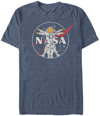 Fifth Sun Nasa Men's Astronaut Logo Short Sleeve T-Shirt